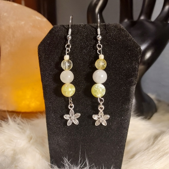 New Handmade crystal earrings - Picture 2 of 3